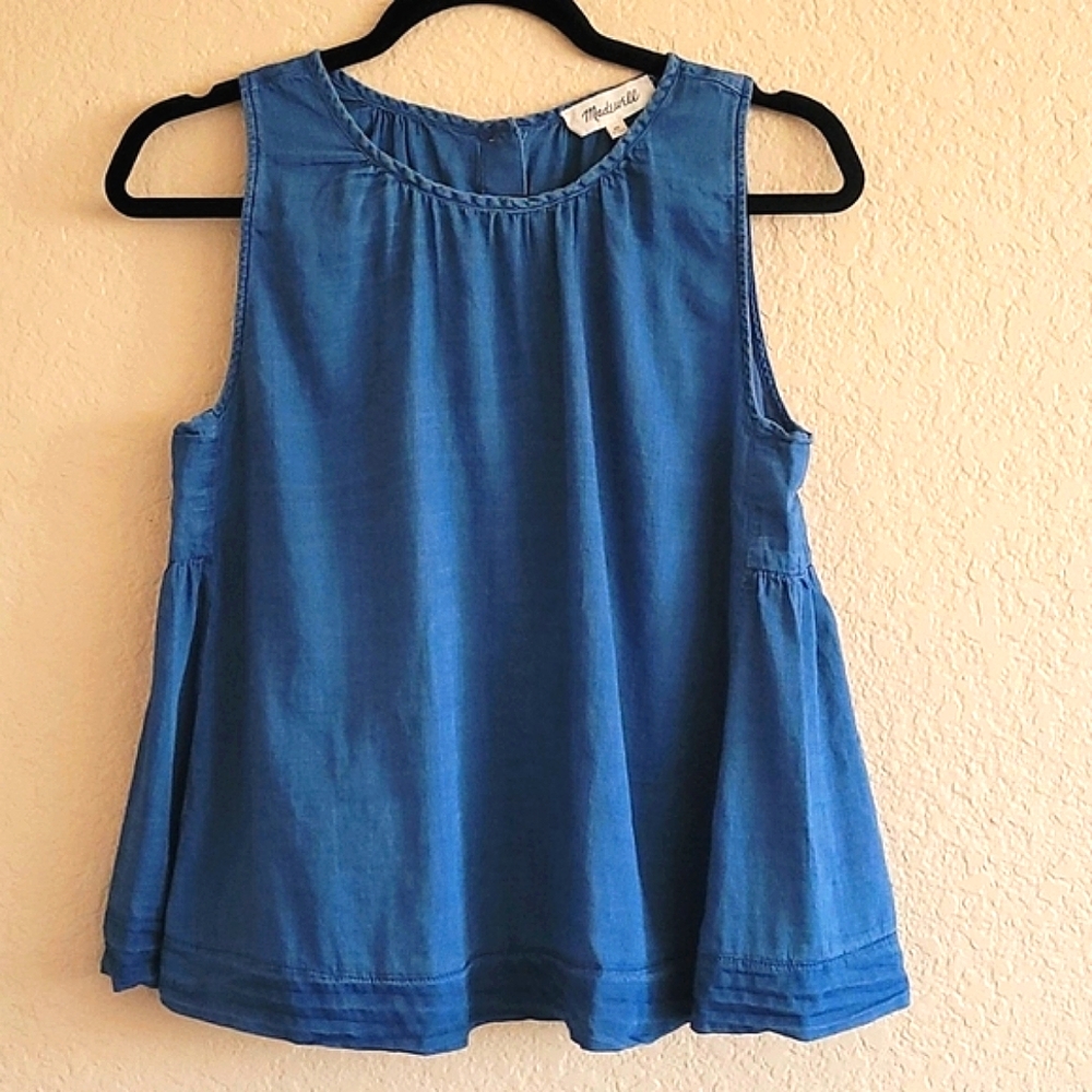 Madewell Denim Women Tanktop Size XS